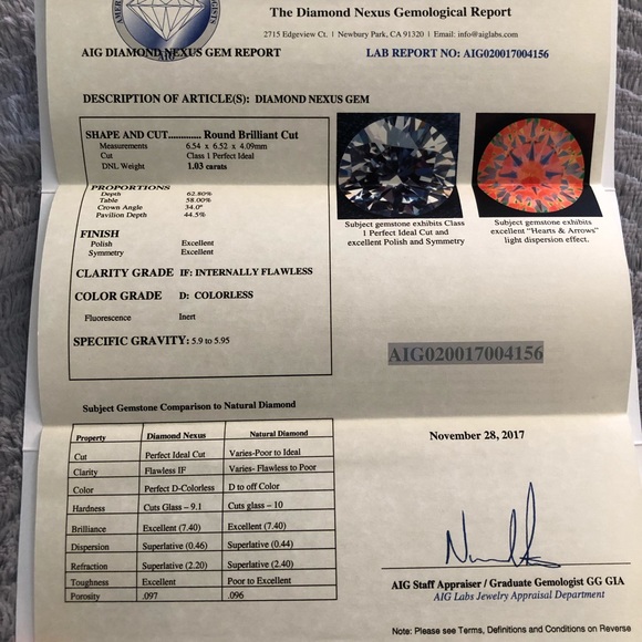 Diamond Nexus Tiffany-Style Solitaire Engagement Ring - Picture 4 of 8